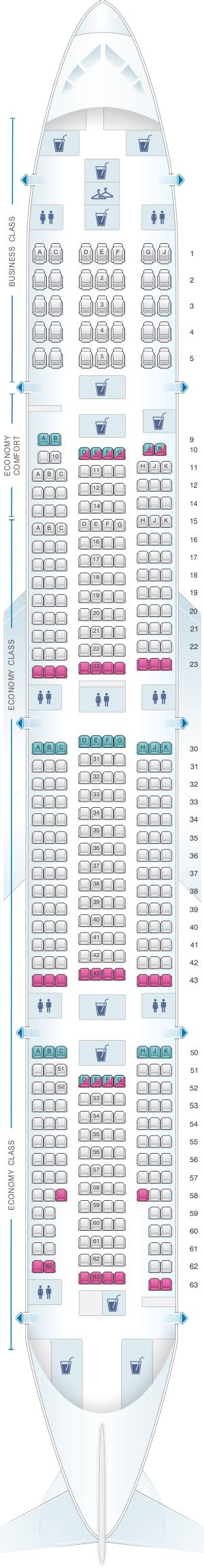 777 300 seat map klm